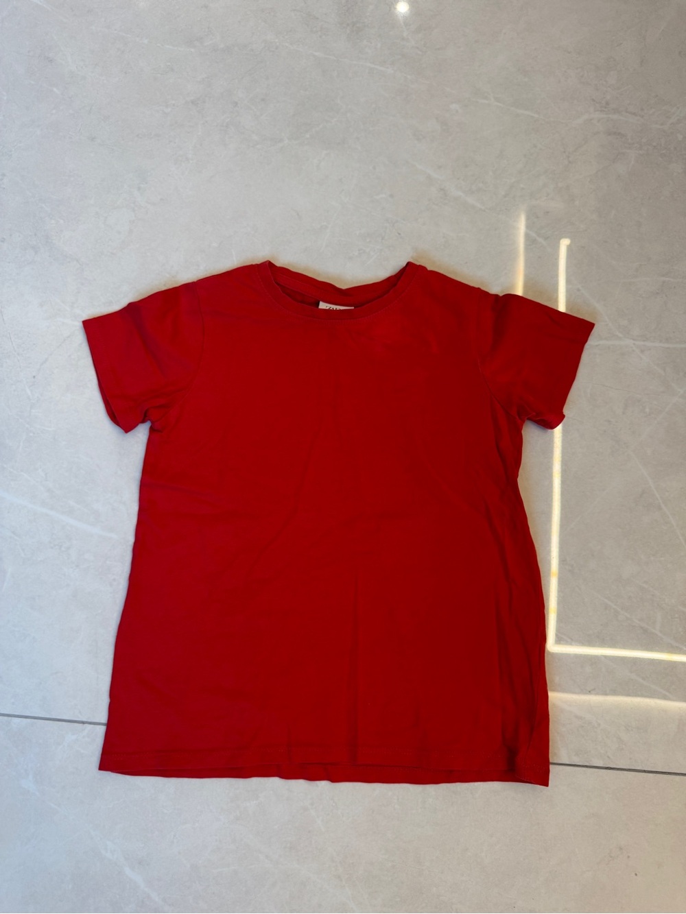 Zara Bright Red Short Sleeve Tee